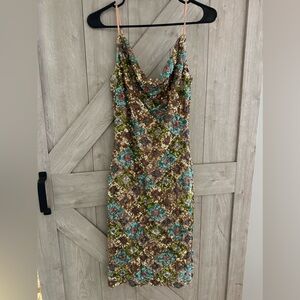 Endless rose sequence dress